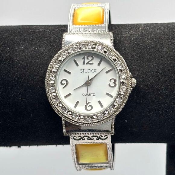 Yellow Studio Time Cuff Watch - Picture 1 of 2